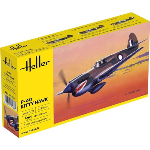 Heller 80266 1:72 Scale P-40E Kittyhawk Model
