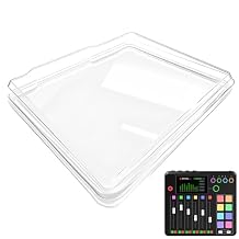 Dust Cover for RodeCaster Pro 2, prevents dust from entering the cover of the RodeCaster Pro II console - Clear