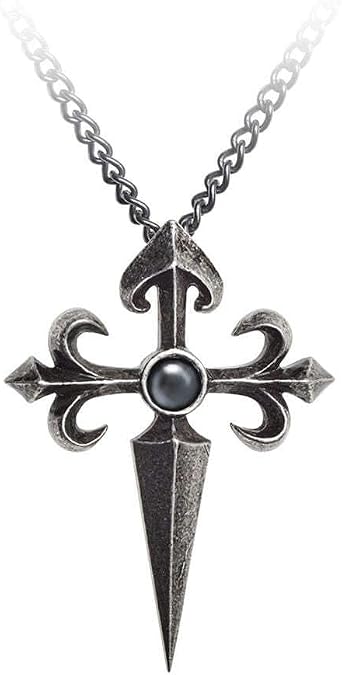 Santiago Cross Pendant, Pewter