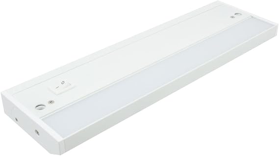 American Lighting LED Complete 2 Under Cabinet Fixture, 120-Volt Dimmable Warm White, 12-inch, White ALC2-12-WH