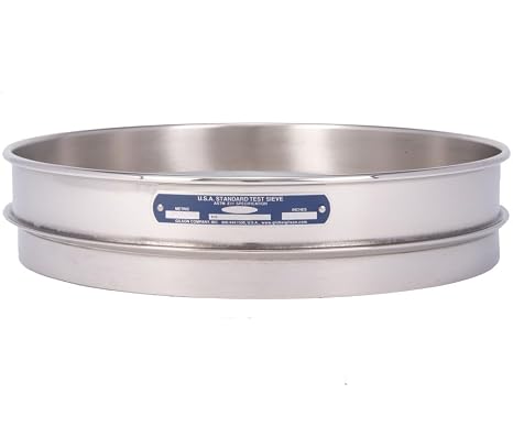 12in Sieve, All Stainless, Half-Height, No.140