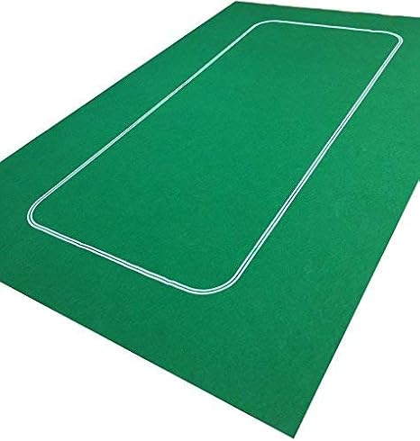 A Green Texas Holdem/poker Casino Felt Baize Layout + Poker/playing Cards