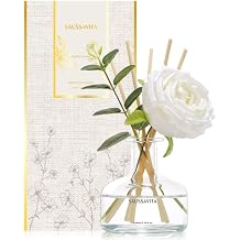 Reed Diffusers Set, 7.10 oz Flower Scented Diffuser with 7 Sticks, Long Lasting Home Fragrance for 120 Days, Perfect for Bathroom, Shelf Decor, Air Fresheners