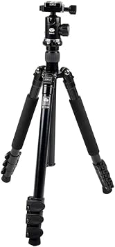 SIRUI Aluminum, Includes a E-10 Ball Head, Reversible Center Column, Max Height 55.1 inches, Max Load 17.6 LBS,
