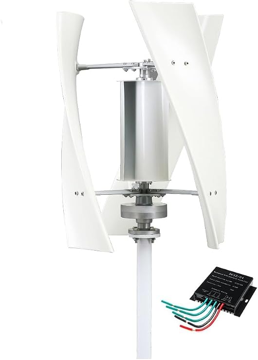 12000W Wind Turbine Generator Kit,12V 24V 48V Vertical Wind Power Turbine Generator Kit 3 Phase AC Generator with Charge Controller
