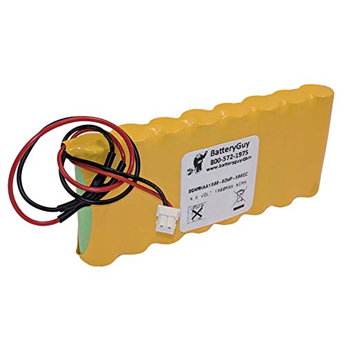 BatteryGuy Visonic PowerMaxComplete 103-303690 Replacement Battery Brand Equivalent Rechargeable
