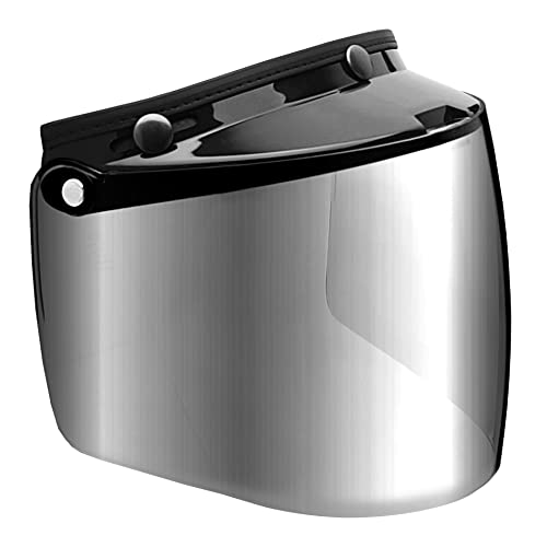 GDM Rebel Flip-up Shield Visor Chrome