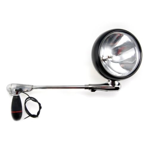 Unity 330GM-0002 6 Diameter 100W Post-MountDoor-Mount Spotlight with Black Head