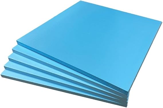 Insulation Board Xps Foam Underfloor Heating Thermal Acoustic Soundproofing Underlay fire Resistant Panels 10mm Thick 600x600 mm .32m2 per Board Packs 10-20 (20)