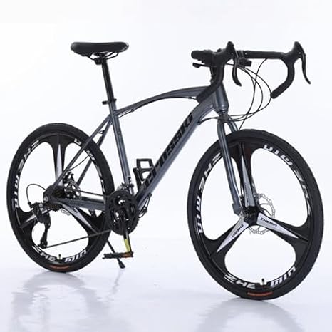 Road Bike, 14 Speed Gears, 700C, Ultra Lightweight Aluminum Frame, Caliper Brake, Drop Handle, Work or School Commutes, Street Rides