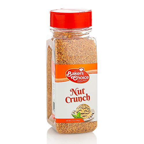 Coconut Crunch Topping - Coconut Sprinkles for Ice Cream Sundae Toppings - 7 oz. - Dairy Free, Kosher - Bakers Choice