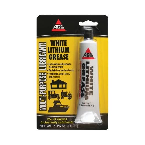 AGS WL-1H White Lithium Grease, 1.25 oz. - Quantity 12