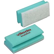 vileda 102561/101881 pad Sponge, Scratch-Free, Green/White