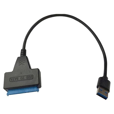 USB 3.0 Sata 3 Sata Cable to USB 3.0 Adapter Up to 6 Gbps Support 2.5 Inches External HDD SSD Hard Disk 22 Pin Cable