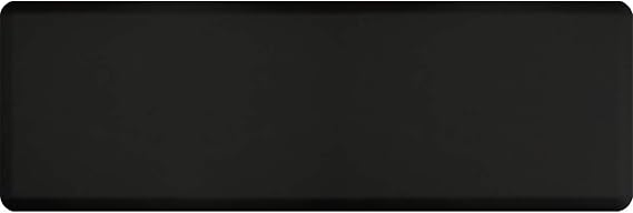 WellnessMats Original Anti-Fatigue Kitchen Mat, 72 Inch by 24 Inch, Black