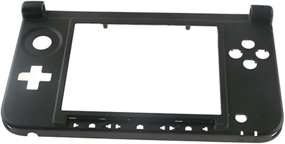 Housing Shell for Nintendo New 3DS XL LL, Replacement Part Bottom Middle Frame Shell Housing Case for 3DS XL Game Console Case (Black)