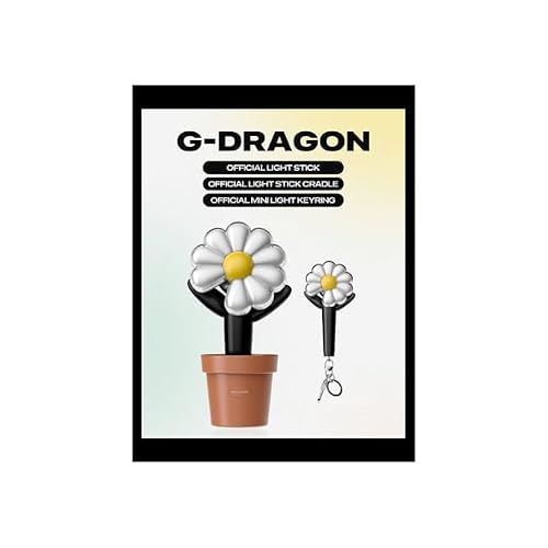 BIGBANG G-DRAGON Peaceminusone Official MD Full 3 Version Set 1ea Light Stick Version+1ea Cradle Version+1ea Mini LightStick Keyring Version+Tracking Sealed