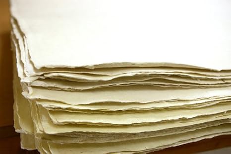 KHADI Paper White RAG Paper S2W 320 GSM 22"X30" (3 Sheets)