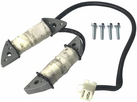 Parallel Charging Coil 12V & Bolts for Head Light on Predator 212CC 6.5HP 301CC 8HP 13HP 420cc Gas Engine for Honda 5.5HP 6.5HP 163CC 196CC Go-Kart Dirt Bike ATV Minibike Snowblower