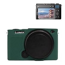 Rieibi Silicone Case for Panasonic Lumix DC-S9 Camera Case with 2PCS Screen Protector,Lightweight Camera Case for Panasonic Lumix S9 Case