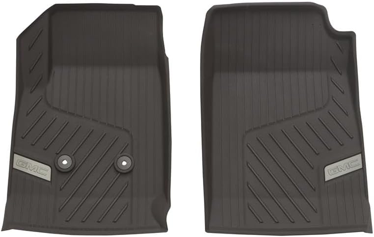 84708360 First-Row Premium All-Weather Floor Liners in Cocoa with GMC Logo