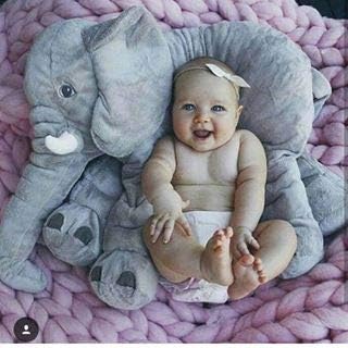 My Sleeping Buddy Elephant 60 cm - My Big Soft Sleeping Buddy (Grey)
