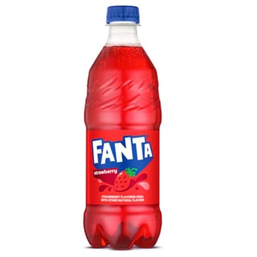 Fanta Strawberry Soda, 20 Oz Bottle - Shipped By B4Y 24