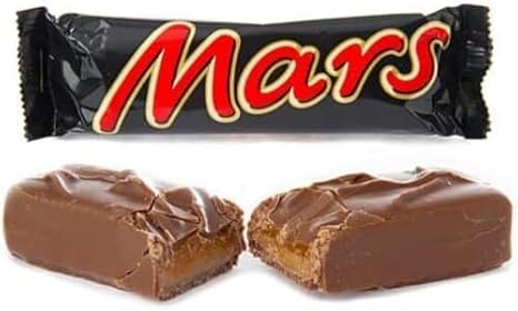 MARS Chocolate Bars 51g Chocolate - Fuel Your Adventure with Mars 51g: 6-Pack Gift Hamper of Delicious Mars Chocolate Bars - Christmas,Birthday,Easter Gift Sold By Swiss+