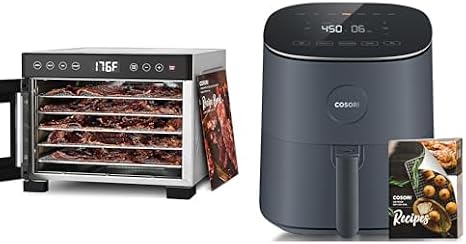 COSORI 5 Trays Premium Stainless Steel Dehydrator & COSORI L501 Air Fryer