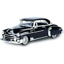 1950 Chevy Bel Air Lowrider Black Get Low Series 1/24 Diecast Model Car by Motormax 79026