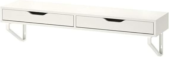 IKEA Ekby Alex/Ekby Lerberg Shelf with Drawer White 990.476.97 Size 46 7/8x11 3/8"