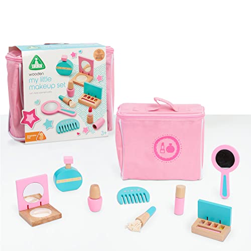 Early Learning Centre Wooden My Little Make Up Set, 9-Piece Imagination and Pretend Play Toy Make Up, Kids Toys for Ages 3 Up