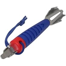 DeckMate 6-in-1 Boat Tool, Includes 2 Deck Keys, Shackle Key, Zipper Pull, Screwdriver, and Hex Tool
