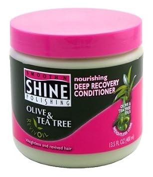 Smooth and Shine Polishing Olive and Tea Tree Revivoil Deep Recovery Conditioner, 13.5 Ounce
