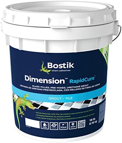 Bostik Dimension StarGlass Grout 671 Hematite 9 lbs