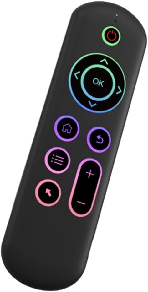 M5 IR 2.4G Air Mouse Remote Touchpad for Android TV Box PC Mini Wireless Keyboard Flying Mouse(with Color Backlit) Easy to Use