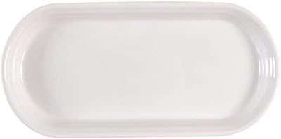 Fiesta Oblong Serving Platter, 12 Durable Ceramic, Lead-Free, DishwasherMicrowaveOven Safe Made in USA Dinnerware - White
