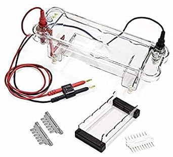 JLE001 Electrophoresis Apparatus, 16 Samples per Gel, one 7x14cm Casting Tray