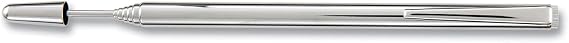 Quartet Pointer Stick Teacher Pointer Extendable to 24.5" Telescoping with Clip, Poket Size, Chrome Finish (V18001)