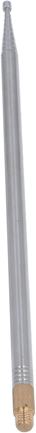 12 Shortwave, Aluminum Alloy Ground Anchor,7MHz50MHz Full Frequency Band 10 Sections Telescopic Maximum 2.5m for Various Communication Needs
