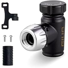 GIYO CO2 Inflator for Bike Tires - Presta & Schrader | Safe Air Flow Control Valve | All Metal CNC Machined Taiwan Made (GC08SE)