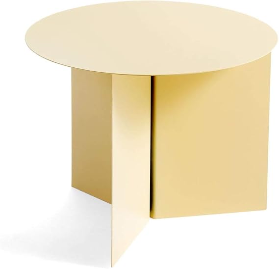 Slit Tafel Round Light yellow