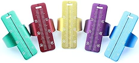 J&J Ortho Aluminum Metal Endo Finger Ruler (Green (1/pk))