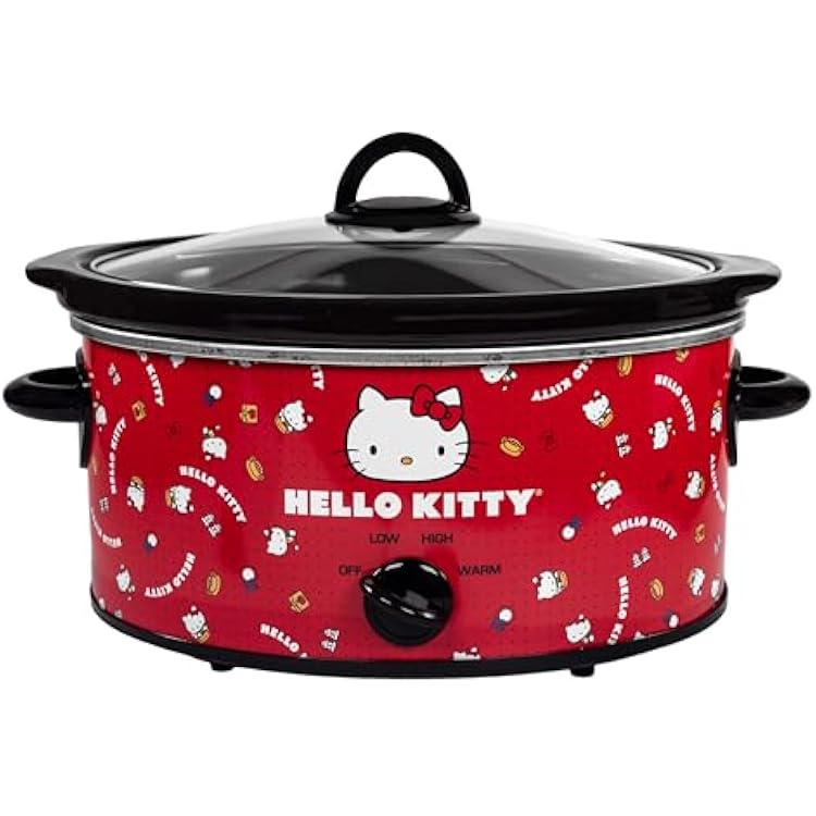 Uncanny Brands Hello Kitty 5-Quart Slow Cooker - Cook With Your Favorite Kitty