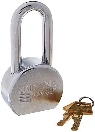 American A701KA27244 2-1/2" Solid Steel Chrome Keyed Alike Padlocks - Quantity 14