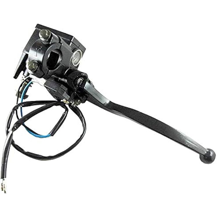 Right Hand Hydraulic Brake Master Cylinder with Handle Lever for 50cc 70cc 90cc 110cc 150cc ATV Quad Dirt Bike GY6 Gas Scooter TaoTao Sunl Buyang Lifan JCL Kazuma