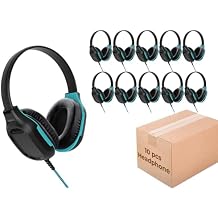 Gumdrop DropTech B1 On-Ear Headphone. Designed for K-12 Students, Teachers and Classrooms – Drop Tested, Rugged and Reliable for an Enhanced Educational Learning Experience. Color – Black