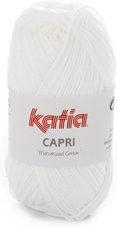 Katia Capri Wool 50g White 82050