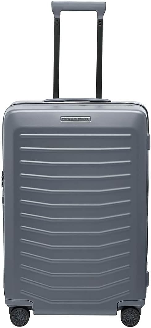 Bric's PORSCHE DESIGN 27 inch Expandable Spinner Luggage - Expandable Depth of 1.5" - Hardside Travel Suitcase - Roadster Collection - Anthracite Matte