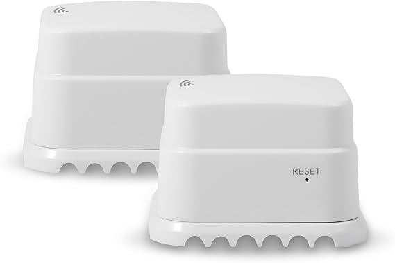 Filotimo Smart Water Leak Detectors, WiFi Water Sensore Alarm with Alerts and App Remote Notifications, Leak Detectors for Home, Basement, Kitchen, Laundry, Bathroom